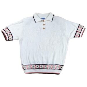 VINTAGE CAPE COD SPORTSWEAR SWEATER COASTAL GRANDMA NEUTRALS AUTUMN SUMMER